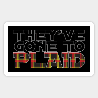 Plaid Sticker